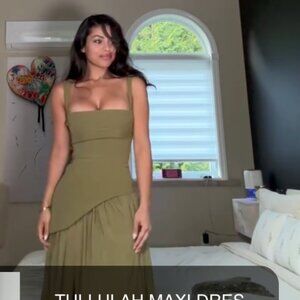 Babyboo Tullulah Maxi Dress - Deep Olive